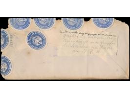 langformatiger Brief (20,6 x 10 cm) aus den USA mit Stempel Syracuse, N. Y. 20.7.1910 nach Hamburg, Umschlag mit leichten Bra