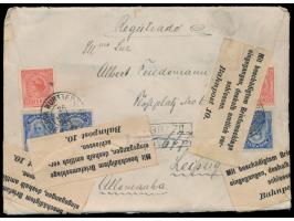 Einschreibbrief aus Brasilien mit Stempel  Nova Wurttemberg (R. do Sul)  26.7.20 nach Deutschland, Umschlag auf dem Postweg b