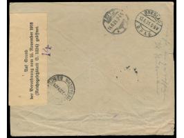 2 x  Rumänien  2 Lei auf Einschreibbrief mit Stempel  Braila  6.6.21 nach Deutschland, handschriftlicher R-Vermerk,  R-Zettel