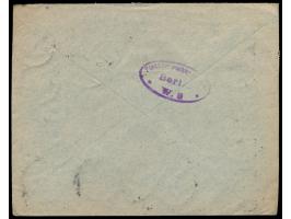 10 x 400 Mark auf Auslands-R-Brief mit Stempel Berlin NW 7 7.8.23 nach Amsterdam, rückseitig Ovalstempel "Postüberwachungsste