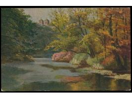 Privatganzsache 5 Pf.,  Postwertzeichen-Ausstellung Breslau ...,  rückseitig Bild Botanischer Garten, Frech PP 27 / C 199, So