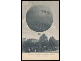 Ansichtskarte &nbsp;&quot;Schlesischer Verein für Luftschiffahrt, Breslau - Ballon Schlesien reisefertig&quot;, &nbsp;Frankat