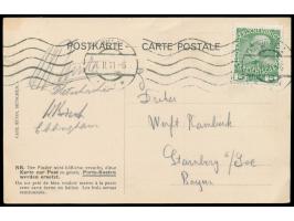 Abwurfkarte  "Ballongruss aus 2950 m Höhe ..." des  Münchner Verein für Luftschiffahrt,  abgeworfen vom  Ballon Pettenkofer  