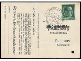 Sonderkarte &nbsp;NS-Fliegerkorps &nbsp;mit Zudruck &quot;Freundliche Grüße vom Flugtag ... Hannover, m 25. September 1938&qu
