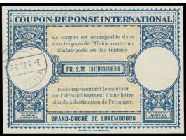 Internationaler Antwortschein,  Muster London, Wertangabe 2,75 Fr., Ausgabestempel  Ettelbruck 3.3.31
Stichwort: Internationa