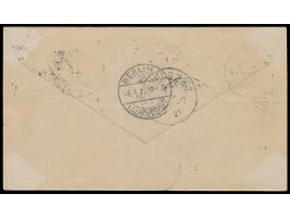 Luftpost während der Breslauer Frühjahrsmesse  zwischen Berlin und Breslau vom   4.4. bis 9.4.1921, Luftpostbrief mit 20 Pf. 