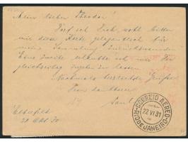 Do X-Flug,  4 x 100 Pf. auf Ganzsache 8 Pf. mit Aufgabestempel  Friedrichshafen (Bodensee)  13.11.30 via Rio nach New York,, 