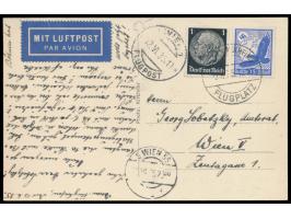 seltene Foto-Ansichtskarte "Reichspräsident von Hindenburg und Ministerpräsident Göring bei der Taufe der Junkers G 38 der Lu