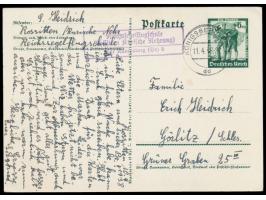 Sonderganzsache 6 Pf. mit Stempel Königsberg (Pr.) 5 11.4.38 und seltenem PSt II-R3  Reichssegelflugschule / Rossitten Kurisc