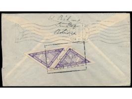 Luftpostbrief aus Bolivien  mit Condor-Lufthansa nach Potsdam, Bolivien-Sondermarken-Frankatur Eucharistischer Kongress 2 x 5