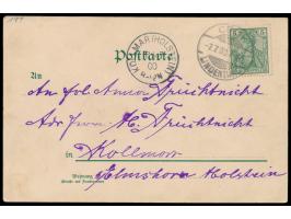 mehrfarbige  Litho-AK "Der Krieg in China - Härnse, ..." , Verlag Bruno Bürger, Leipzig, No. 6304, Frankatur 5 Pf., Stempel C