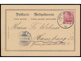Stempel Deutsche Seepost  Ost-Asiatische Hauptlinie f  28.6.02, Dampfer Prinzregent Luitpold, nur vom 19.3. bis 12.11.1902 au