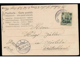 Stempel  Tschinwangtau  7.3.06 auf Ansichtskarte Peking, geschrieben in  Shanhaikwan,  handschriftlicher Absender ... 3. Komp