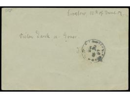 Stempel  Swatau  29.6.07 auf  Französisch-Indochina-Ganzsache  10 C. mit Zusatzfrankatur Dt. Post 4 C. an den Chef-Ingenieur 