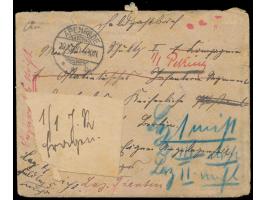 Feldpostbrief mit Stempel  Apenrade  10.10.00 an einen Soldaten im Ostasiatischen Infanterie-Regiment in China, Ankunftstempe