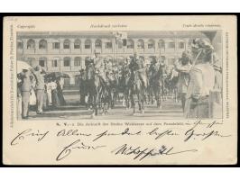 Stempel K. D. Feldpostexped. des Ostasiatischen Expeditionscorps b 20.8.(1901) in Tientsin und R3 "S. B. / Ostas. Exped. / Fe