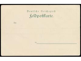 Ansichtskarte  Peking - Deutsche Thorwache (I. Seebataillon)  mit Vordruck  "Feldpostkarte" , Verlag H. Wegener, Kiel, nur bi