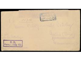 Feldpostbrief mit kompletten Inhalt, geschrieben  in Damaskus  am 21.7.1916, nach Gotha, vorderseitig Briefstempel S. B. / Fe