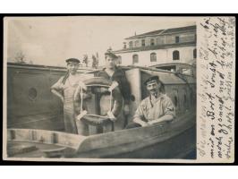 Ansichtskarte mit Stempel Tübingen 11.10.16 und Briefstempel Ersatzbataillon Inf.-Rgt.180 6. Komp. an den "Oberheizer Karl Sp