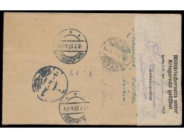 Georgische Legion, &nbsp;Türkei-R-Ganzsachenumschlag 1 Pia. mit Zusatzfrankatur 1. Pia. nach Deutschland, Stempel &nbsp;Keras