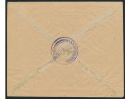 Stempel  MSP No. 14  12.6.17, Dampfer General, gewendeter Briefumschlag (dreiseitig offen) als Marinesache nach Wilhelmshaven
