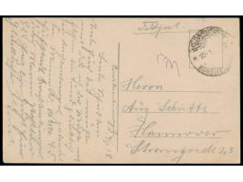 3 Feldpostkarten einer Korrespondenz aus der Türkei nach Hannover, 2 x Stempel Feldpost Mil. Miss. Konstantinopel 12.8.1917 (