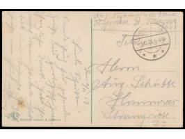 3 Feldpostkarten einer Korrespondenz aus der Türkei nach Hannover, alle mit Tarnstempel Deutsche Feldpost 5.10.17, 5.11.71 (F