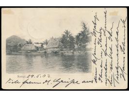 Stempel  Matupi  29.5.03 auf Ansichtskarte Matupi  nach Sydney / N.S.W.,  Frankatur 10 Pf., Ankunftstempel Sydney 11.6.03, Ab