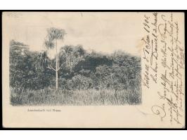 2 x Stempel  MSP No. 2  5.1.05 (Tag und Jahr handschriftlich!),  Ablösungstransport S.M.S. Möwe  auf NDL-Dampfer Prinz Sigism