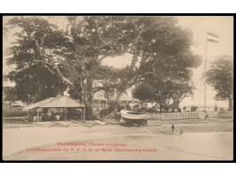 Ansichtskarte  Herbertshöhe - Verwaltungsgebäude der D.H.P.G. auf Mioko (Neu-Lauenburg-Gruppe),  ungebraucht, ca. 1912
