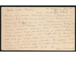 USA-Ganzsache  1 C. mit Stempel Salt Lake City 1917 an Leutnant z. See d. Res.  Bruno Walter  (nach Kriegsausbruch I. Offizie