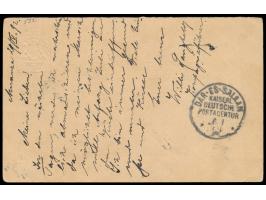 Bayern-Ganzsachen-Antwortteil 10 Pf. nach München, geschrieben in &nbsp;Muansa &nbsp;am 29.4.92 von &nbsp;Wilhelm Langheld &n