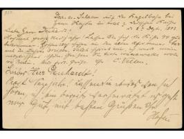 Vorläufer-Ganzsache  10 Pf. mit Stempel  Dar-es-Salaam  3.12.93 an Clemens Denhardt in Ilmenau, geschrieben "auf der Kegelbah