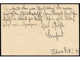 Ganzsache 5 Pesa mit Stempel  Dar-es-Salaam  2.2.95 nach Salzwedel, geschrieben in  Kilossa  am 19.1.95 von Leutnant  Bernhar
