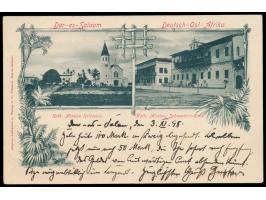 Zweibild-Ansichtskarte &nbsp;Dar-es-Salaam - Kath. Mission Kollasini / Kath. Mission, Schwestern-Haus, &nbsp;Verlag C. Vincen