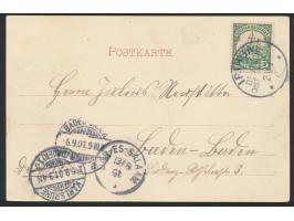 Stempel  Iringa  23.7.01 auf Ansichtskarte "Gruss aus Kilimandjaro" (Verlag v. Kerim, Tanga), geschrieben von Pater Anselm Wa