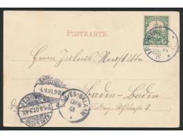 Stempel  Iringa  23.7.01 auf Ansichtskarte "Gruss aus Kilimandjaro" (Verlag v. Kerim, Tanga), geschrieben von Pater Anselm Wa