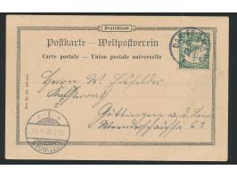 Dreibild-Ansichtskarte  Dar-es-Salaam:  Kais. Post / Hotel zur Stadt Dar-es-Salaam / Wissmann-Strasse, Verlag Vincenti, Frank