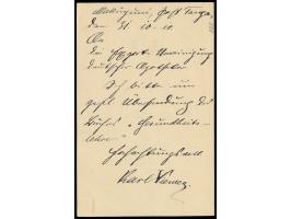 Bahnpoststempel  Usambara (Deutsch-Ostafrika) b  Zug 4 26.8.09 auf Ganzsache 4 H., geschrieben in  Makuyuni  von Karl Viehweg