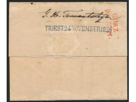 Faltbrief mit komplettem Inhalt und handschriftlichem Aufgabevermerk &nbsp;Gratz &nbsp;vom 21.11.1826 nach Görz, &nbsp;Recomm