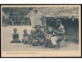 Stempel Deutsche Seepost  Ost-Afrika-Linie r  20.6.11,  Dampfer Admiral II,  an diesem Tag  in Tanga,  Ansichtskarte "Wasuahi