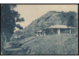 Ansichtskarte  Wugiri (Usambara),  Verlag W. Dobbertin, Frankatur 4 H., Stempel  Tanga  12.11.11, geschrieben in Buhuri, nach