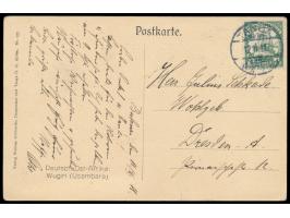 Ansichtskarte  Wugiri (Usambara),  Verlag W. Dobbertin, Frankatur 4 H., Stempel  Tanga  12.11.11, geschrieben in Buhuri, nach