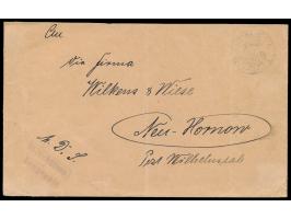 Stempel &nbsp;Taveta / Deutsche Feldpost &nbsp;7.3.15 auf Dienstbrief &quot;M.D.S.&quot;, L2 &nbsp;6. Schützen / Kompagnie, &