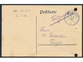 Stempel &nbsp;Moschi &nbsp;3.5.15 auf Feldpostkarte nach Tanga, geschrieben in &quot;Engare Nairobi 2.5.15&quot; von einem An