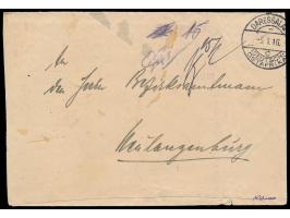 seltener Z4 &nbsp;... Rp ... H / Frei lt. Einn. / Nachw. in / Daressalam &nbsp;(üblich blasser Abschlag) mit handschriftliche