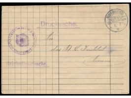 Stempel  Morogoro  11.3.16 auf portofreiem Streifband mit L1  Reichsdienstsache  und Dienstsiegel  Kaiserliches Gouvernement 