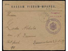 Stempel &nbsp;Mpapua &nbsp;11.7.16 mit sogenannter &nbsp;&quot;Berliner Jahreszahl&quot; &nbsp;auf Vorderseite eines Morogoro