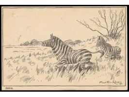 Stempel Deutsche Seepost  Ost-Afrika-Linie q  26.4.13,  Dampfer Feldmarschall,  an diesem Tag  in Swakopmund,  violetter L2  