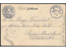 Stempel  Gobabis  9.2.04 und  Negativ-Dienstsiegel  "Kaiserlich Deutsche Postagentur Gobabis" auf Ansichtskrte  "Ziegeleibetr
